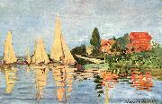 Claude Monet Regatta bei Argenteuil oil on canvas